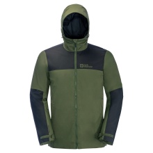 Jack Wolfskin Winterjacke Jasper 2022 (wasser- und winddicht, atmungsaktiv) grün Herren